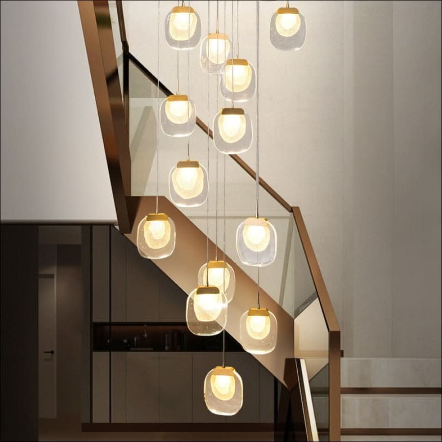 Chandelier - Floating Crystal Lantern Chandelier - hausgem