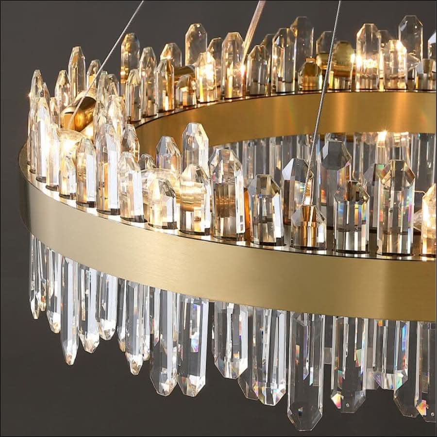 Chandelier - Gleaming Crystal Chandelier - hausgem