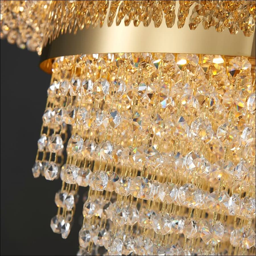 Chandelier - Glimmering Pyramid Chandelier - hausgem