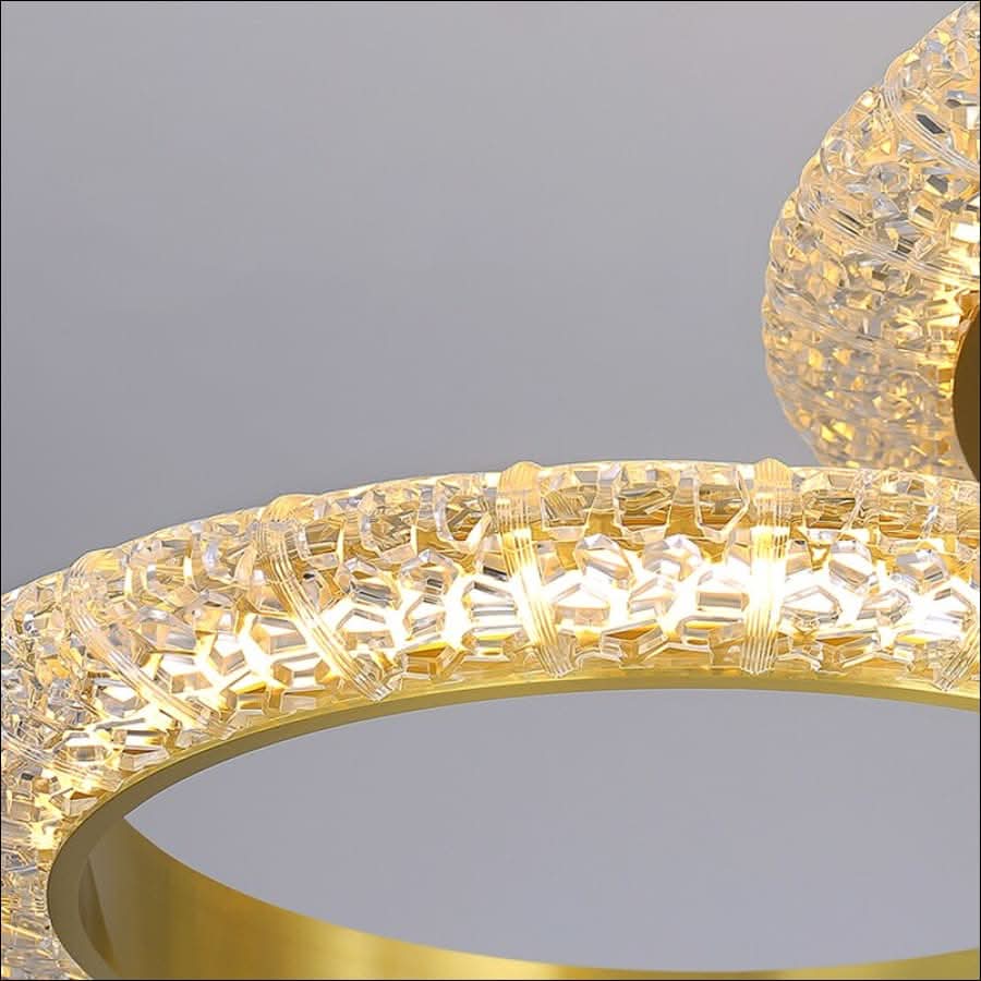 Chandelier - Modern Led Crystal Embraced Chandelier - hausgem