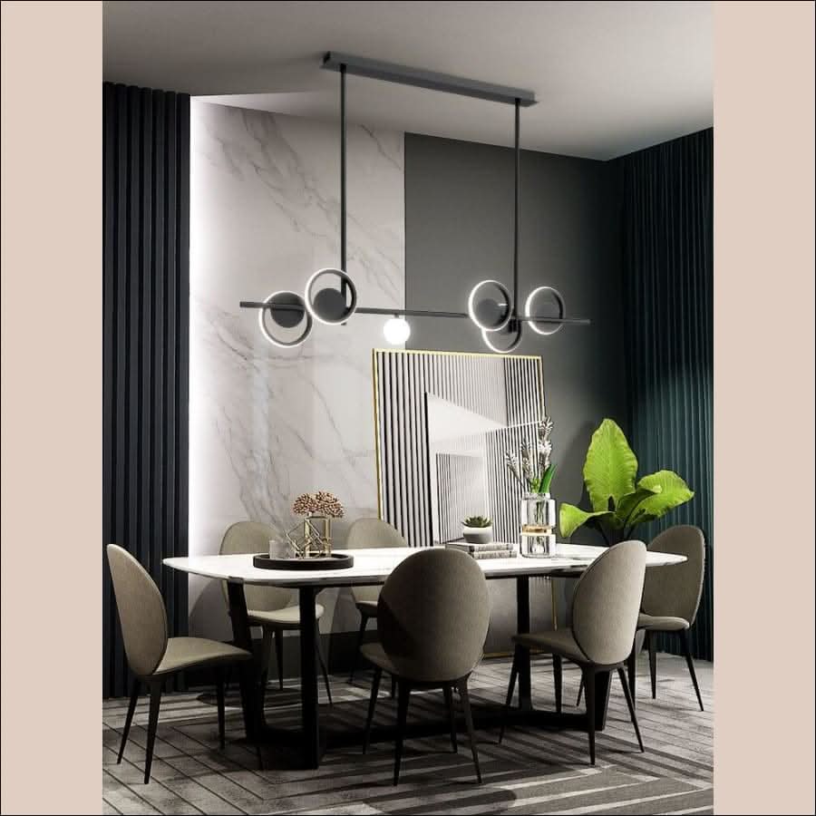 Chandelier - Nordic Circular LED Chandelier - hausgem