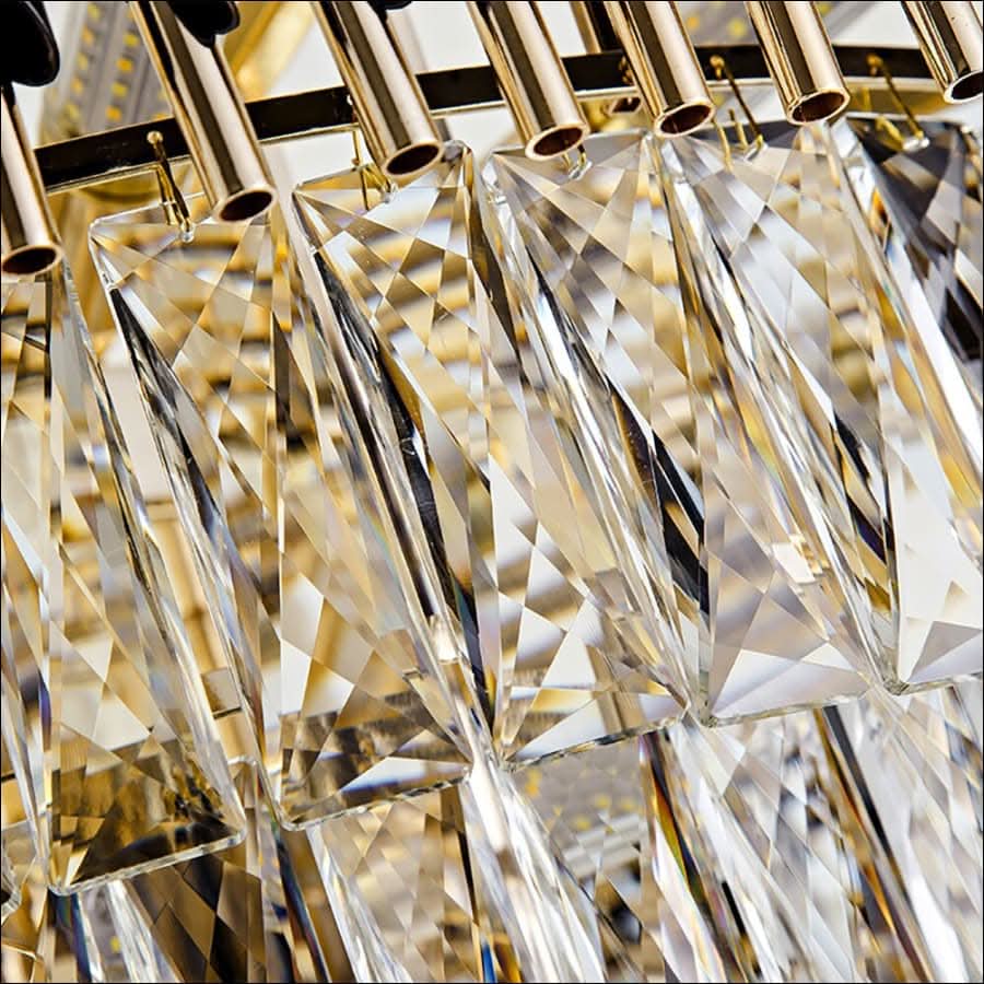 Chandelier - Roaring 20's Oval Crystal Chandelier - hausgem