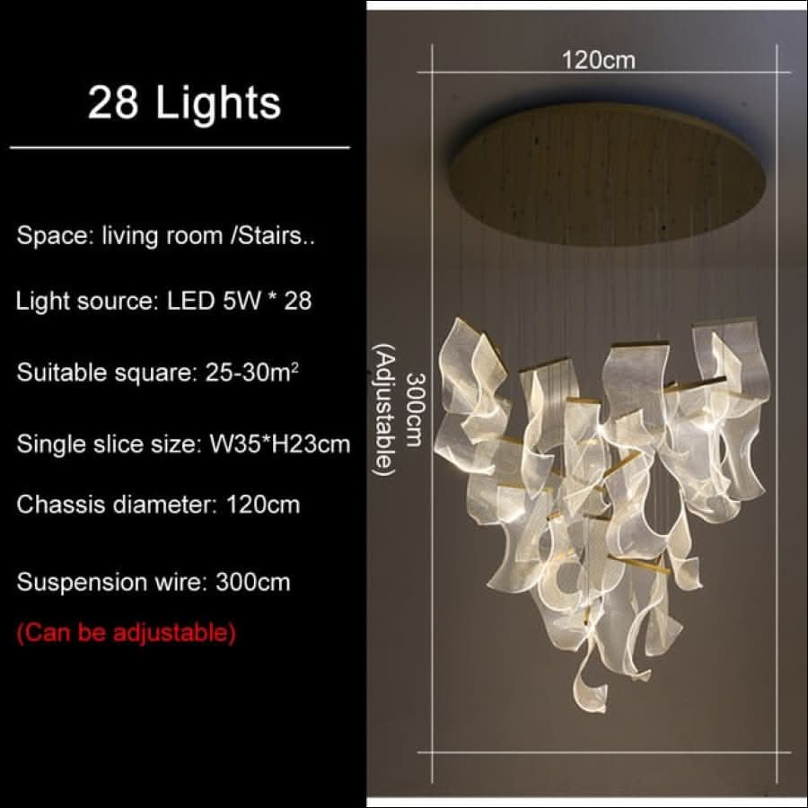 Chandelier - Selene - Floating Chandelier - hausgem