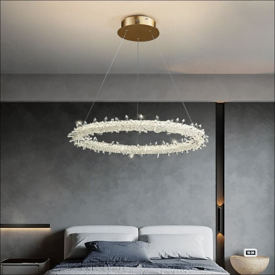 Chandelier - Winter's Ring Chandelier - hausgem