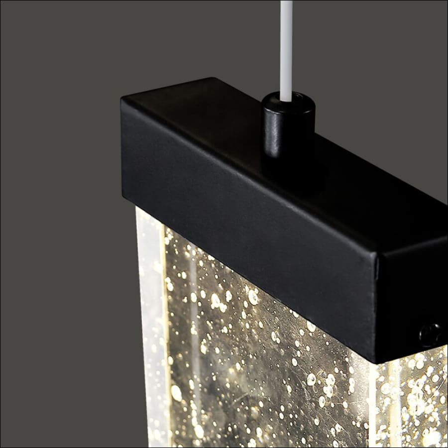 Texture Crystal Board Chandelier - grand chandelier - entry way chandelier - floating chandelier - hausgem - united states - close up of crystal and hardware