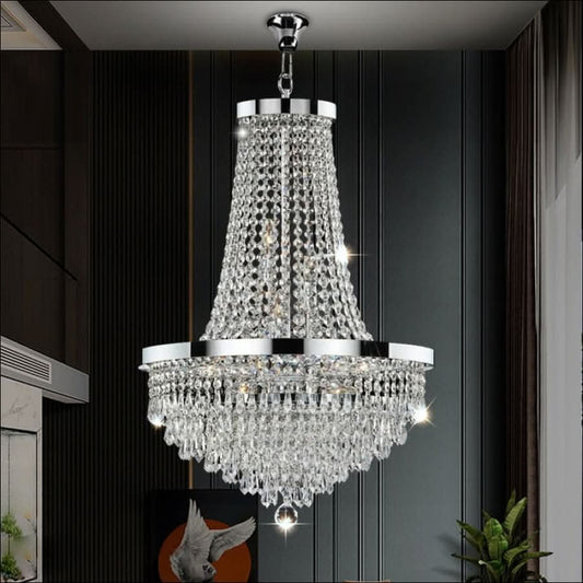 Crystal Charm – Luxury Crystal Chandelier (Modern Design)