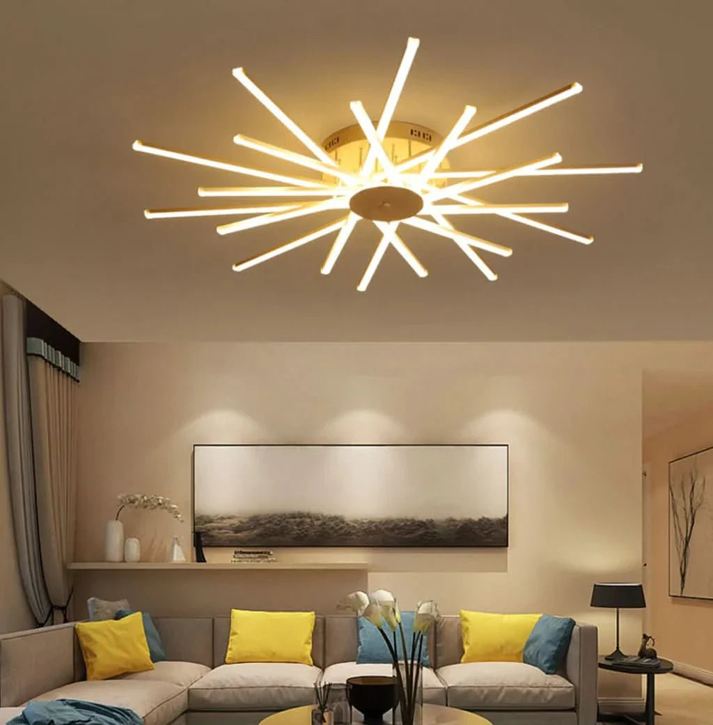 Milo - Spiral LED Ceiling Light Flush Mount Chandelier