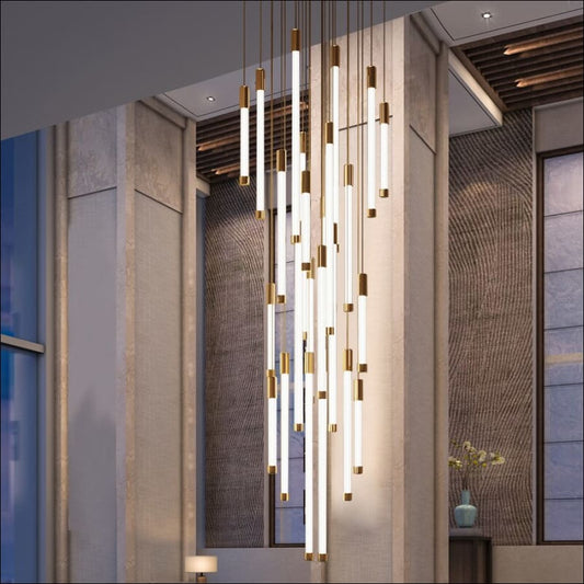 2 Story Grand Extra Large Luxury Staircase Chandelier -