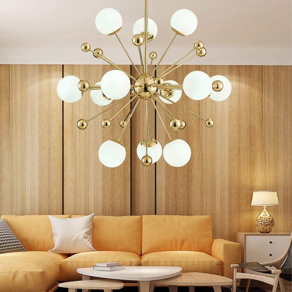 Sputnik Firework Chandelier Lighting Modern Pendant lighting /Ceiling Light Fixture for Living Room Bedroom Dining Room - hausgem