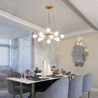 2022 LED Bubble Chandelier Lighting Pendant lamp for Living Dining Room Luminaire With G4 Led 110V-220V Winfordo - hausgem