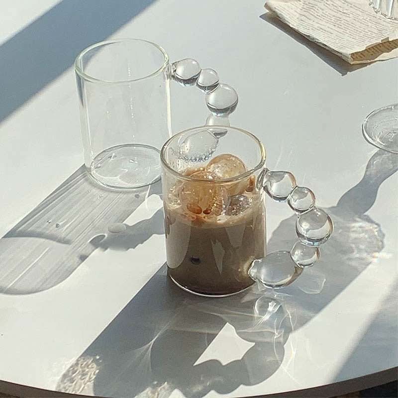 cup - Auggie - Glass Mug Cup - hausgem