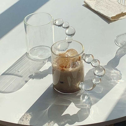 cup - Auggie - Glass Mug Cup - hausgem