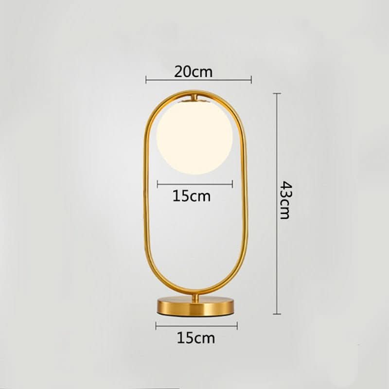 table lamp - Ayden - Modern Brass LED Table Lamps - hausgem