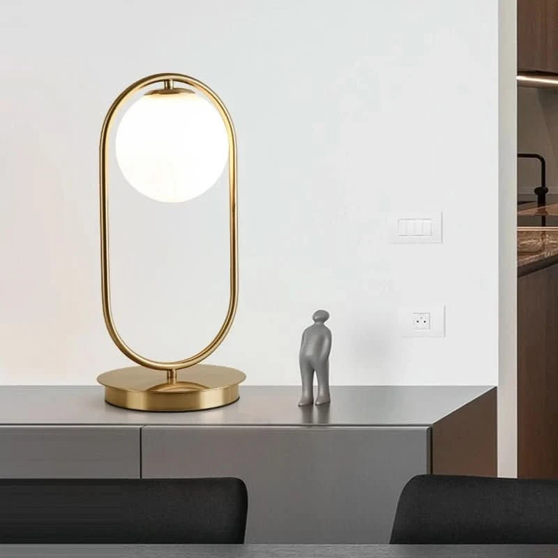 table lamp - Ayden - Modern Brass LED Table Lamps - hausgem