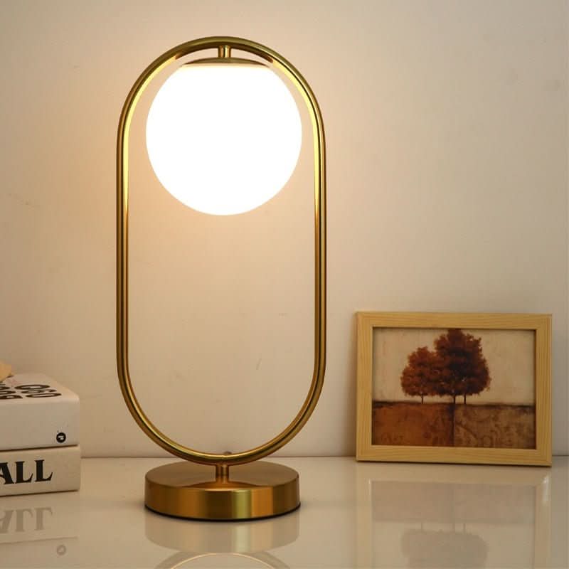 table lamp - Ayden - Modern Brass LED Table Lamps - hausgem