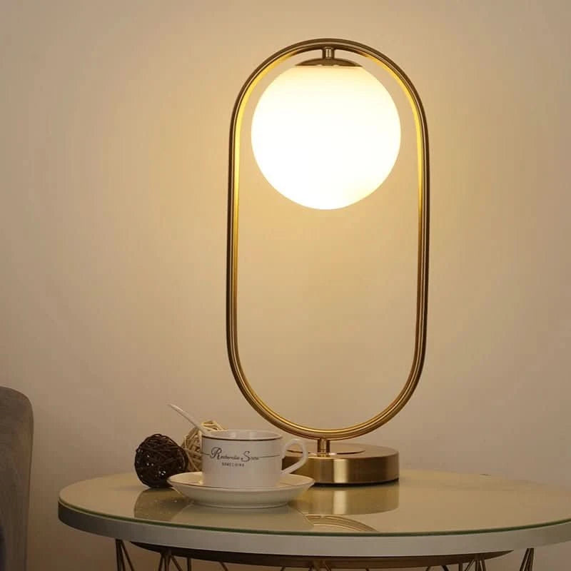 table lamp - Ayden - Modern Brass LED Table Lamps - hausgem