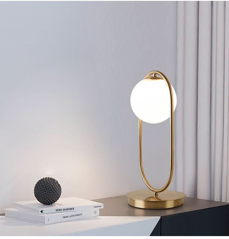 table lamp - Ayden - Modern Brass LED Table Lamps - hausgem