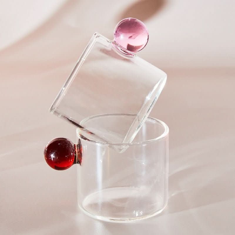 cup - Billie - Glass Mug Cup - hausgem