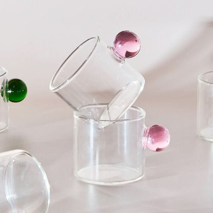 cup - Billie - Glass Mug Cup - hausgem