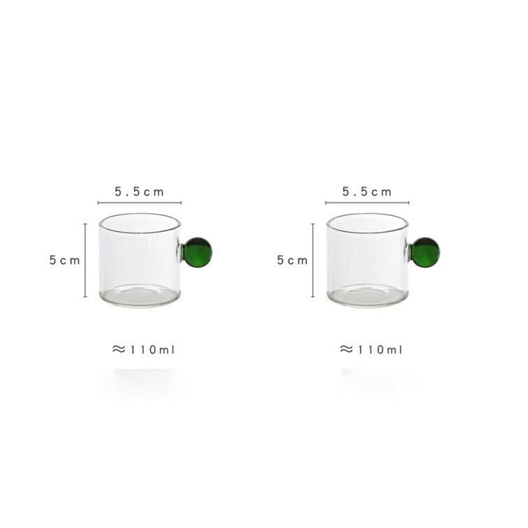 cup - Billie - Glass Mug Cup - hausgem