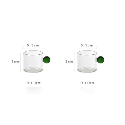 cup - Billie - Glass Mug Cup - hausgem