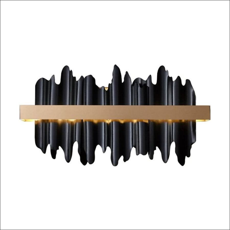 Wall Light - Black and Gold LED Wall Light - hausgem