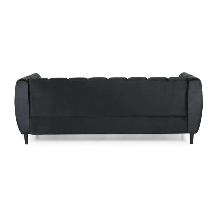 sofa - Chic Faux Velvet Sofa Couch - hausgem