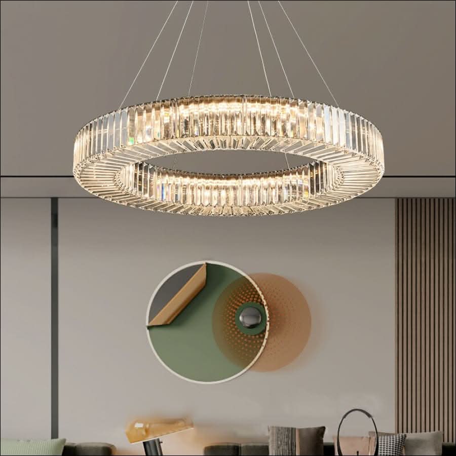 Chandelier - Circle Glimpse Chandelier - hausgem