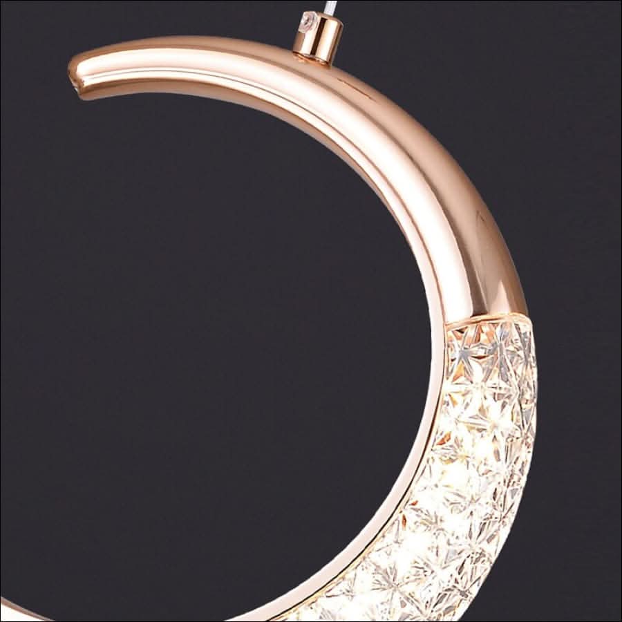 Chandelier - Crescent Luna Moon Aura Chandelier - hausgem