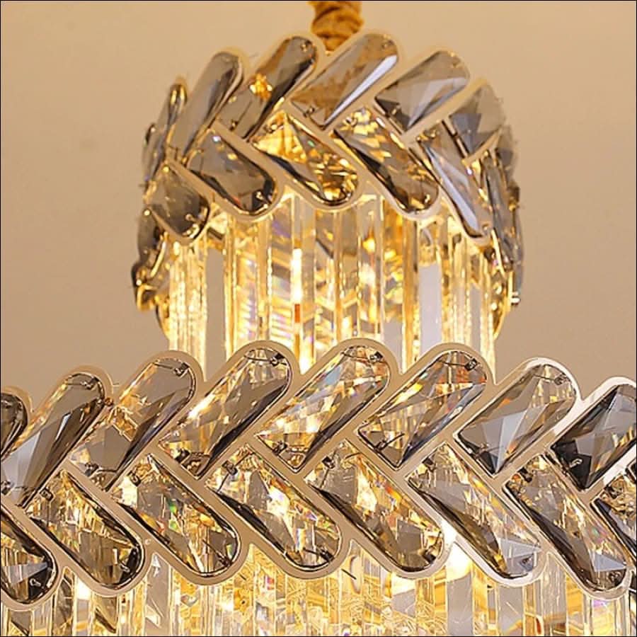 Chandelier - Crowned Glow Chandelier - Entry Way Chandelier - hausgem