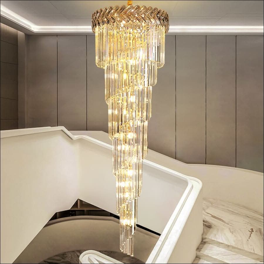 Chandelier - Crowned Glow Chandelier - Entry Way Chandelier - hausgem