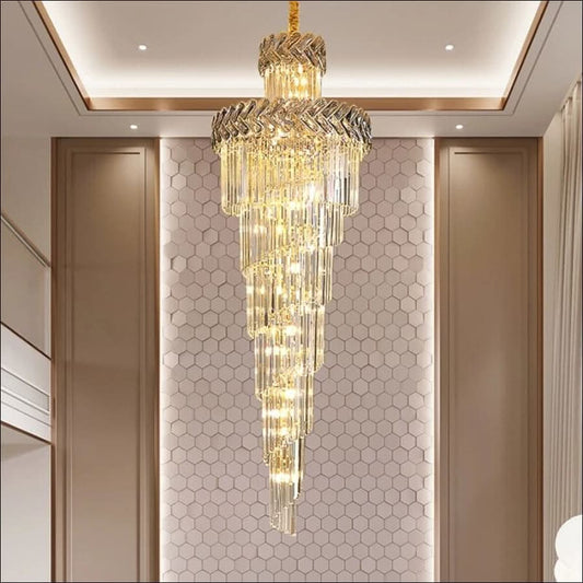 Chandelier - Crowned Glow Chandelier - Entry Way Chandelier - hausgem