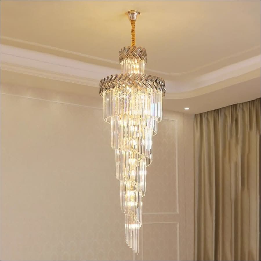 Chandelier - Crowned Glow Chandelier - Entry Way Chandelier - hausgem