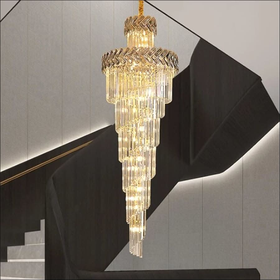 Chandelier - Crowned Glow Chandelier - Entry Way Chandelier - hausgem