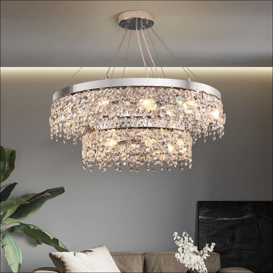 Chandelier - Crystal Butterfly Orbit Chandelier - hausgem