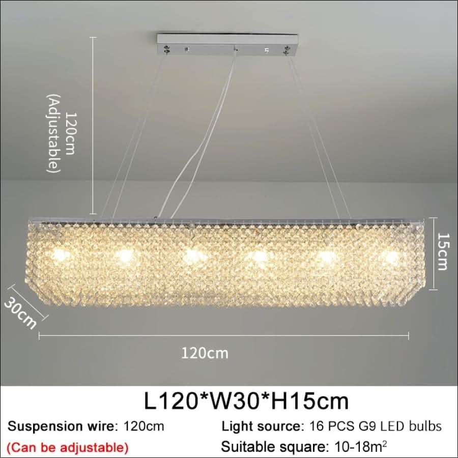Chandelier - Crystal Glamour Chandelier - hausgem