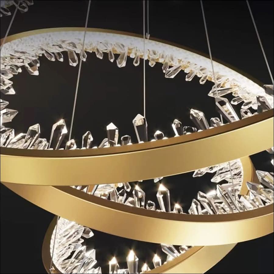 Chandelier - Crystal Halo Chandelier - hausgem