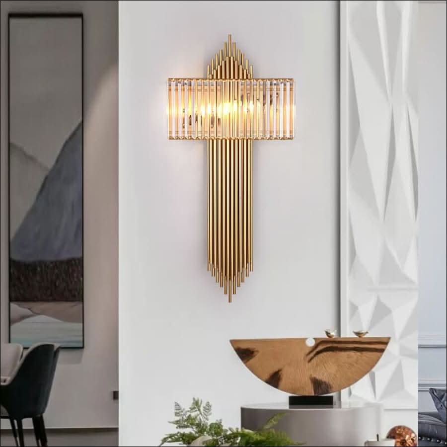 Wall Light - Crystal Lantern Sconces - hausgem