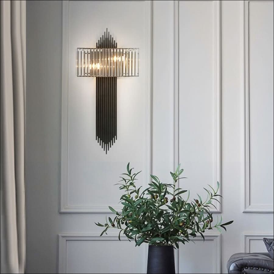 Wall Light - Crystal Lantern Sconces - hausgem