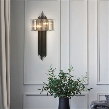 Wall Light - Crystal Lantern Sconces - hausgem