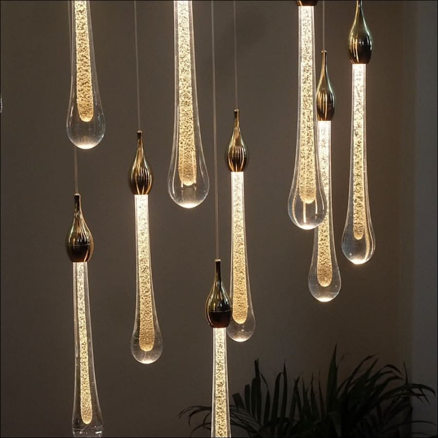 Chandelier - Crystal Rain Comet Chandelier - hausgem