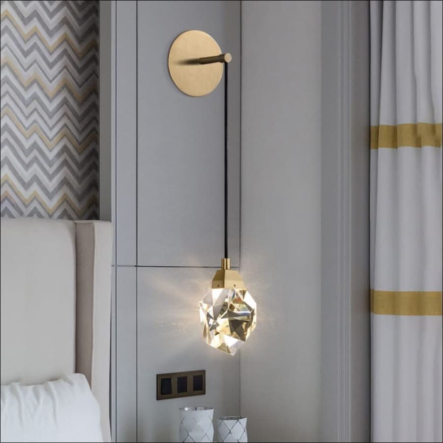 Wall Light - Crystal Wall Scone - hausgem
