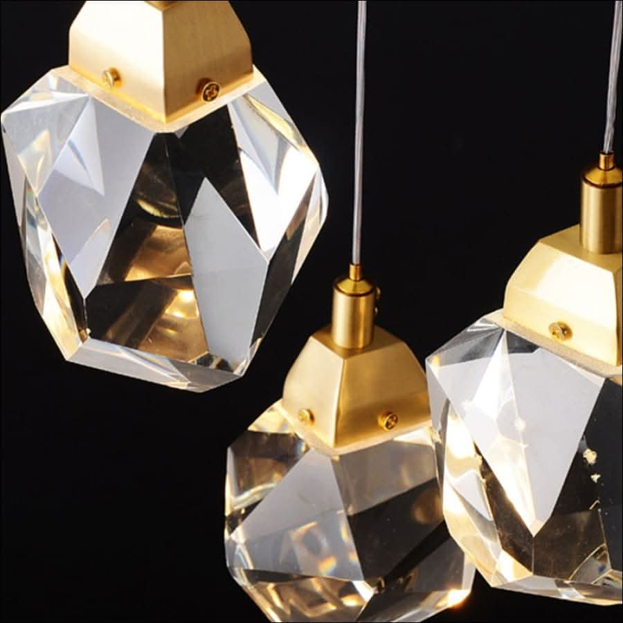 Chandelier - Dazzling Crystal Hanging Stones Chandelier - hausgem