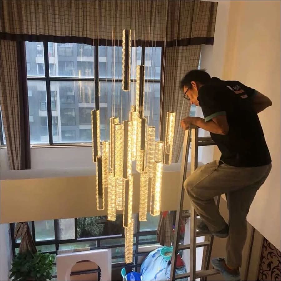 Chandelier - Dazzling Flutes Chandelier - hausgem