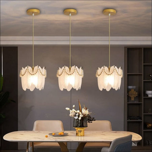 Chandelier - Dove's Fall Chandelier - hausgem