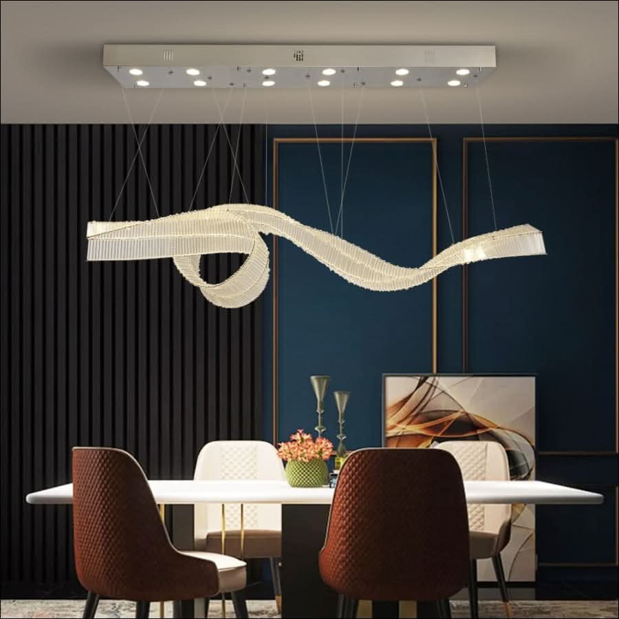 Chandelier - Elegant Ribbion Chandelier - hausgem