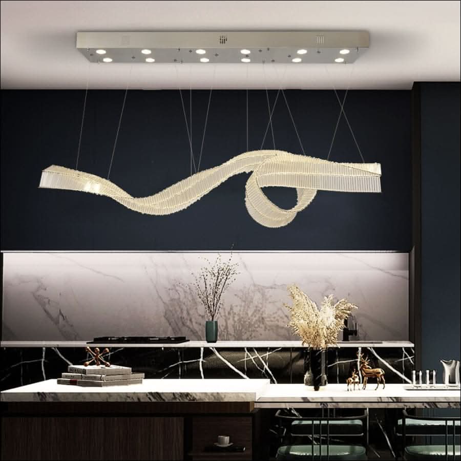Chandelier - Elegant Ribbion Chandelier - hausgem