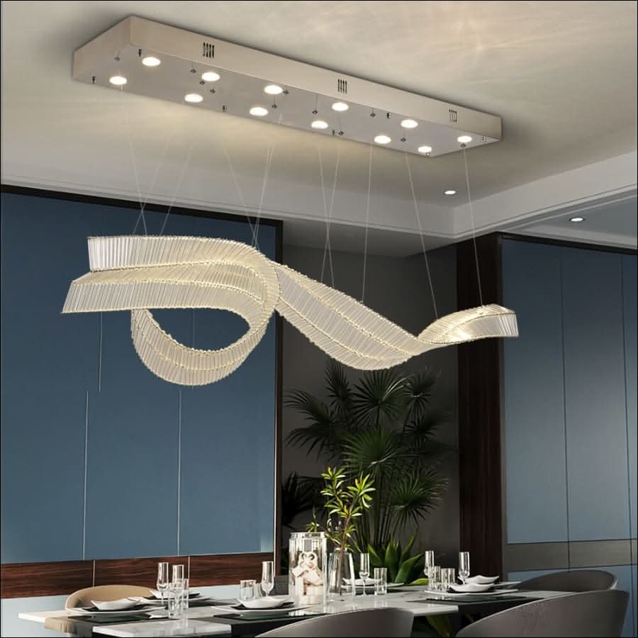 Chandelier - Elegant Ribbion Chandelier - hausgem