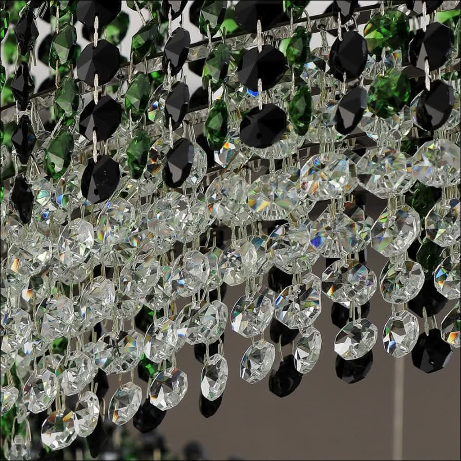 Chandelier - Emerald Elegance Chandelier - hausgem