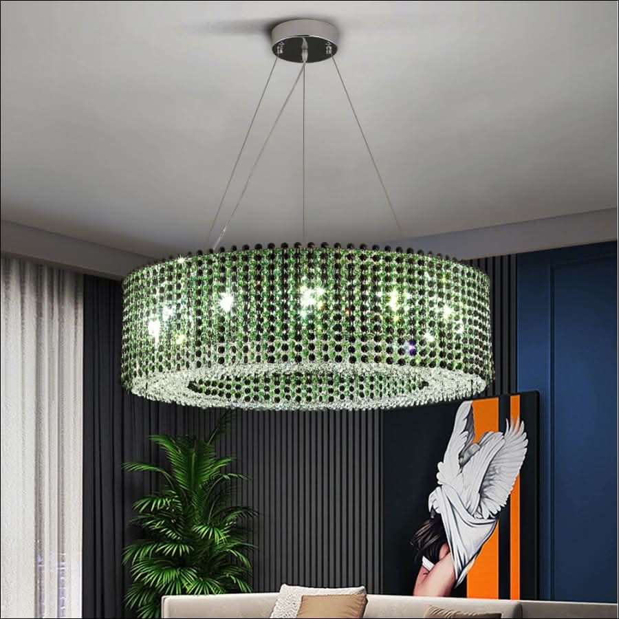 Chandelier - Emerald Elegance Chandelier - hausgem